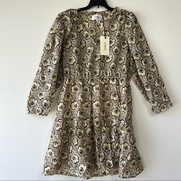 Ba&sh Grazie floral long sleeve boho a-line dress - Picture 5 of 11